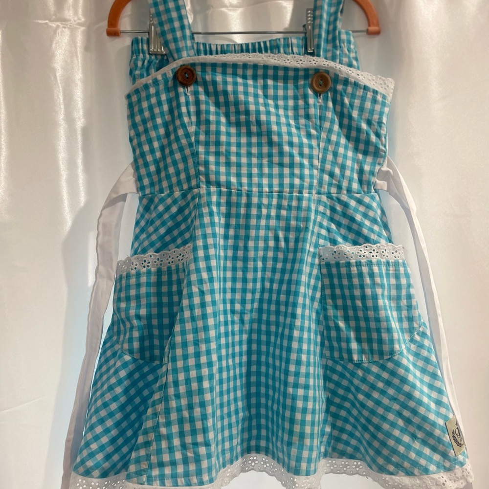 bebe Blue and White Kids Matching Set